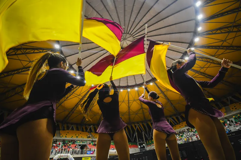 Escenario de un evento deportivo en Ibagué.